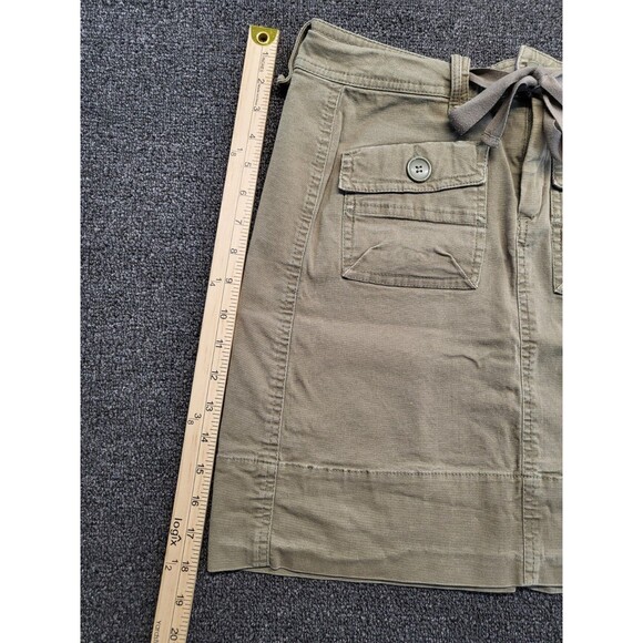 Carve Designs Cargo Skirt Medium Khaki Y2k Short Draw String Waist - Picture 9 of 11